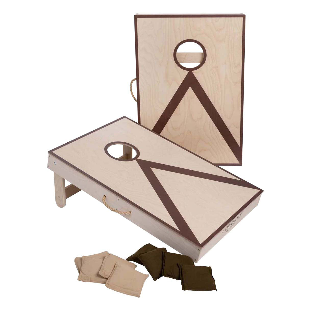 Jeu de lancer double Cornhole 90x60cm - 2x4 sachets