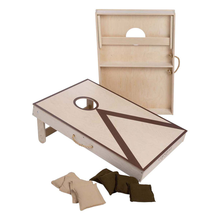Jeu de lancer double Cornhole 90x60cm - 2x4 sachets