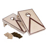 Jeu de lancer double Cornhole 90x60cm - 2x4 sachets