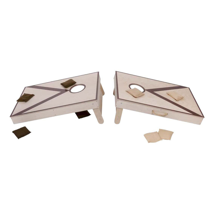 Jeu de lancer double Cornhole 90x60cm - 2x4 sachets