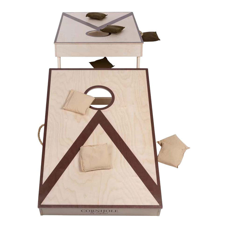 Jeu de lancer double Cornhole 90x60cm - 2x4 sachets