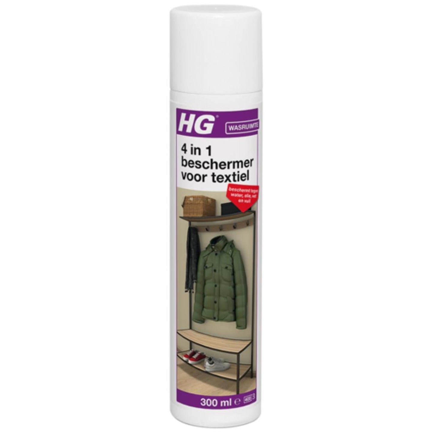 Hg protecteur 4 en 1 pour textiles 300 ml