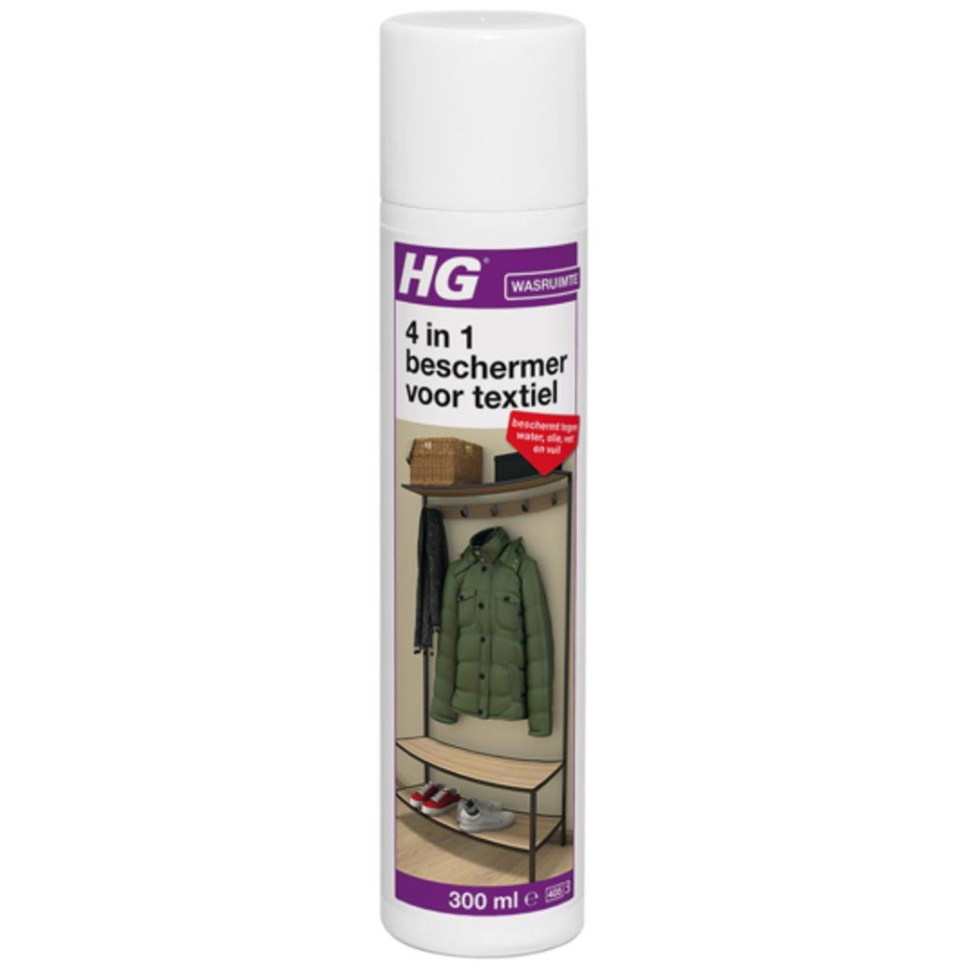 Hg protecteur 4 en 1 pour textiles 300 ml