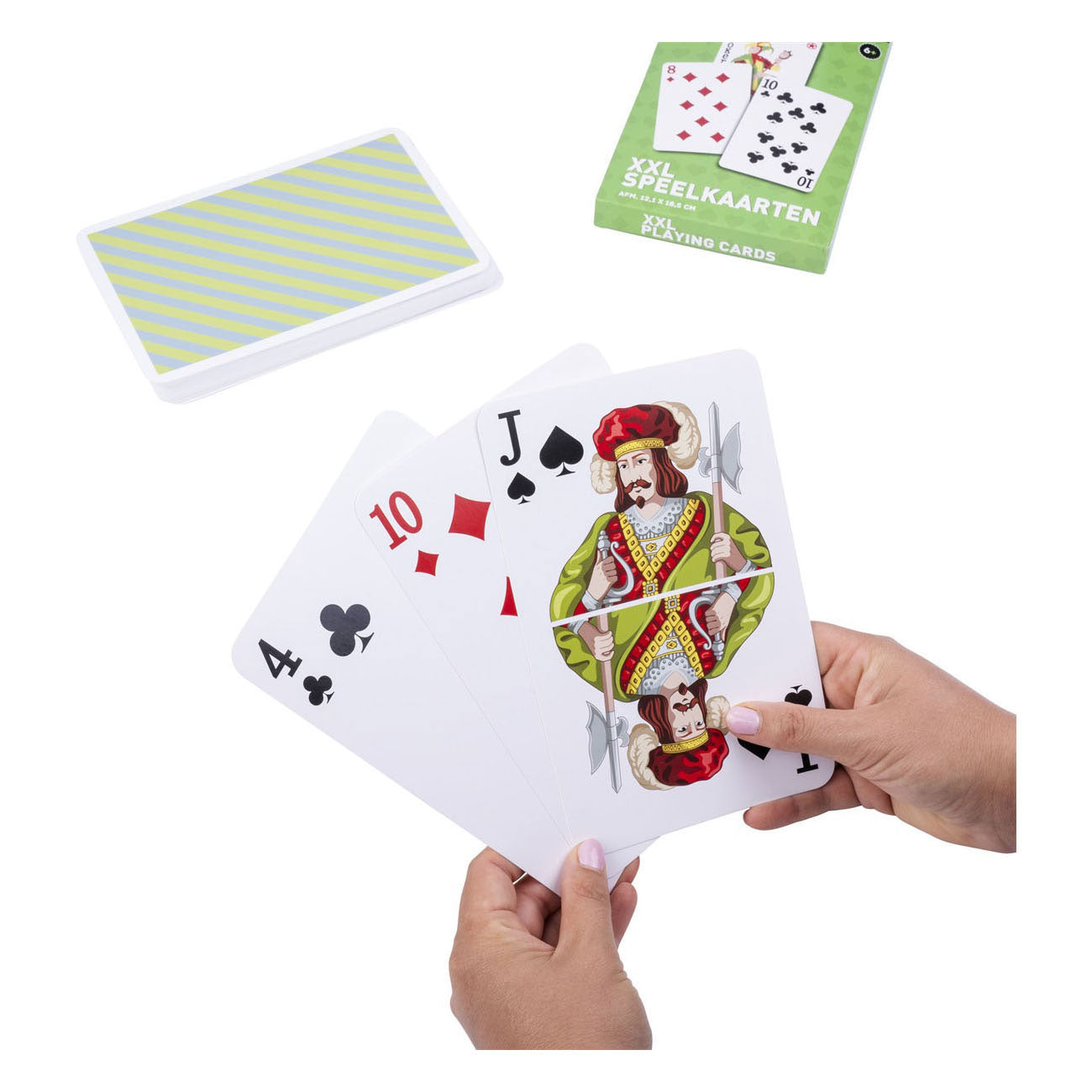 Cartes à jouer xxl 18,5 x 12 cm