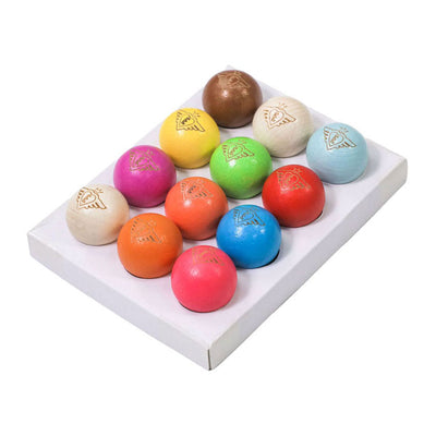 Jeu de boules Engelhart mais 12 boules en bois - 30mm