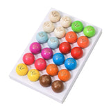 Jeu de boules Engelhart mais 24 boules en bois - 30mm - afbeelding 1