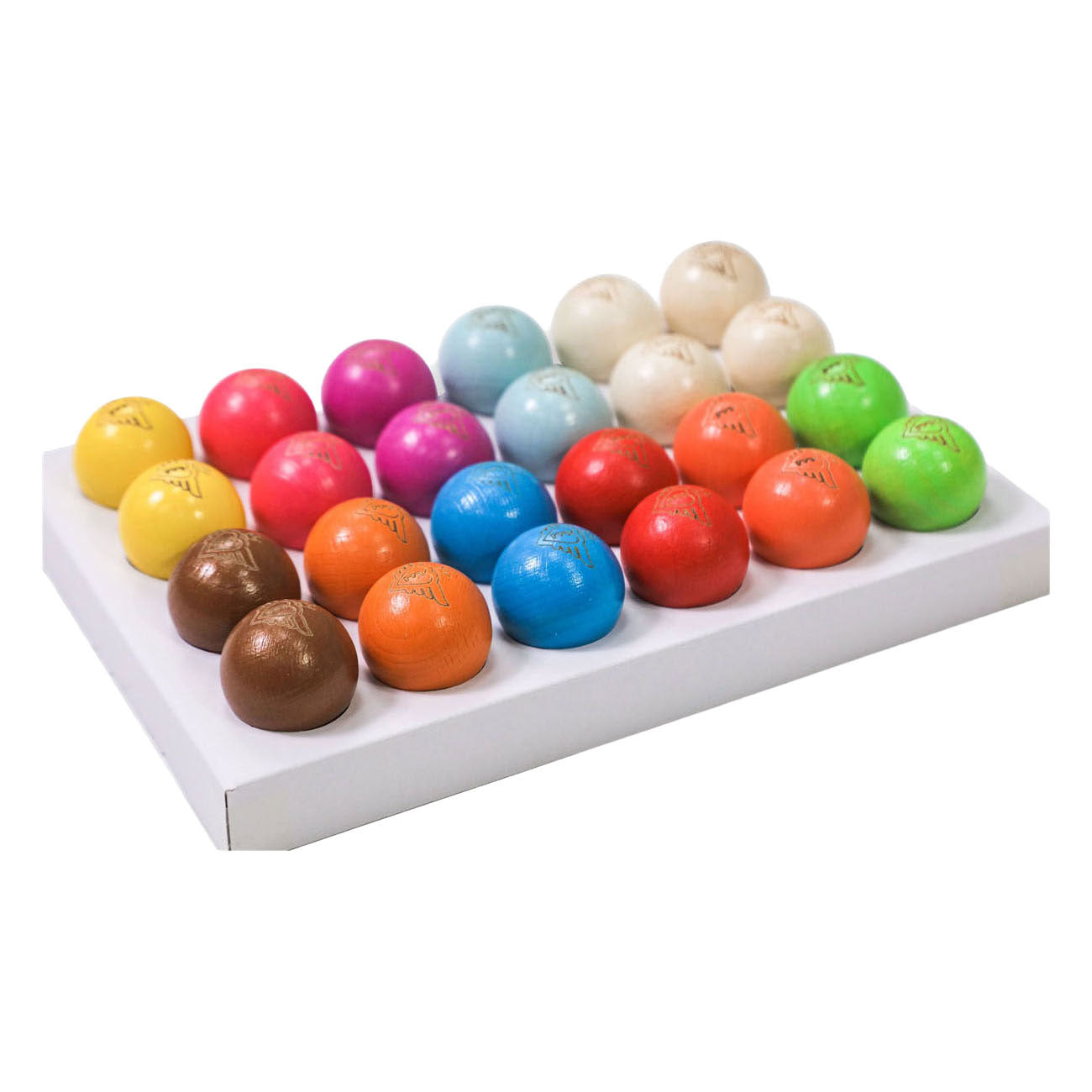 Jeu de boules Engelhart mais 24 boules en bois - 30mm