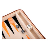 Jeu de voyage de backgammon Engelhart avec fermeture éclair - beige - afbeelding 3