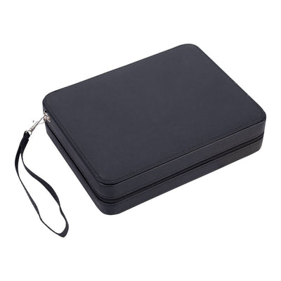 Jeu de voyage de backgammon Engelhart avec fermeture éclair - noir