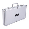 Set de poker dans un coffret en argent - 300 jetons