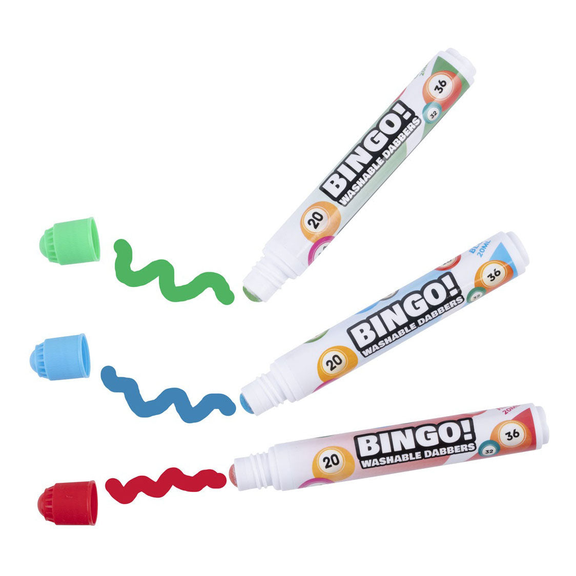 Marqueurs de bingo 20 ml - 6 pcs.
