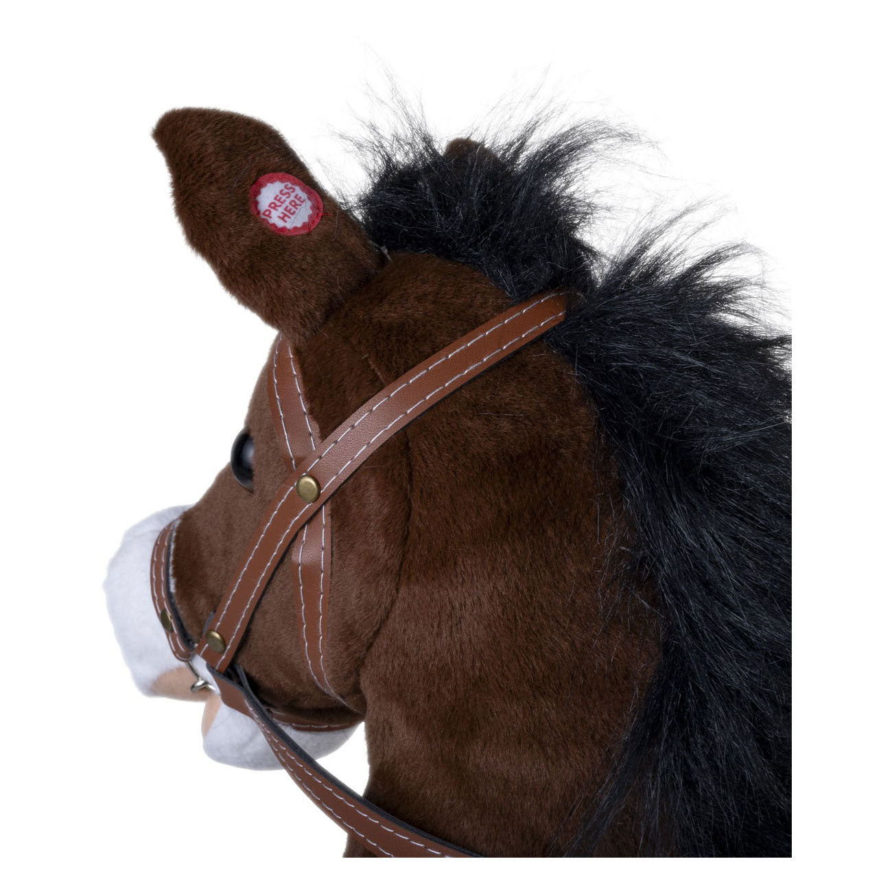 Cheval de loisir en bois marron - 95cm