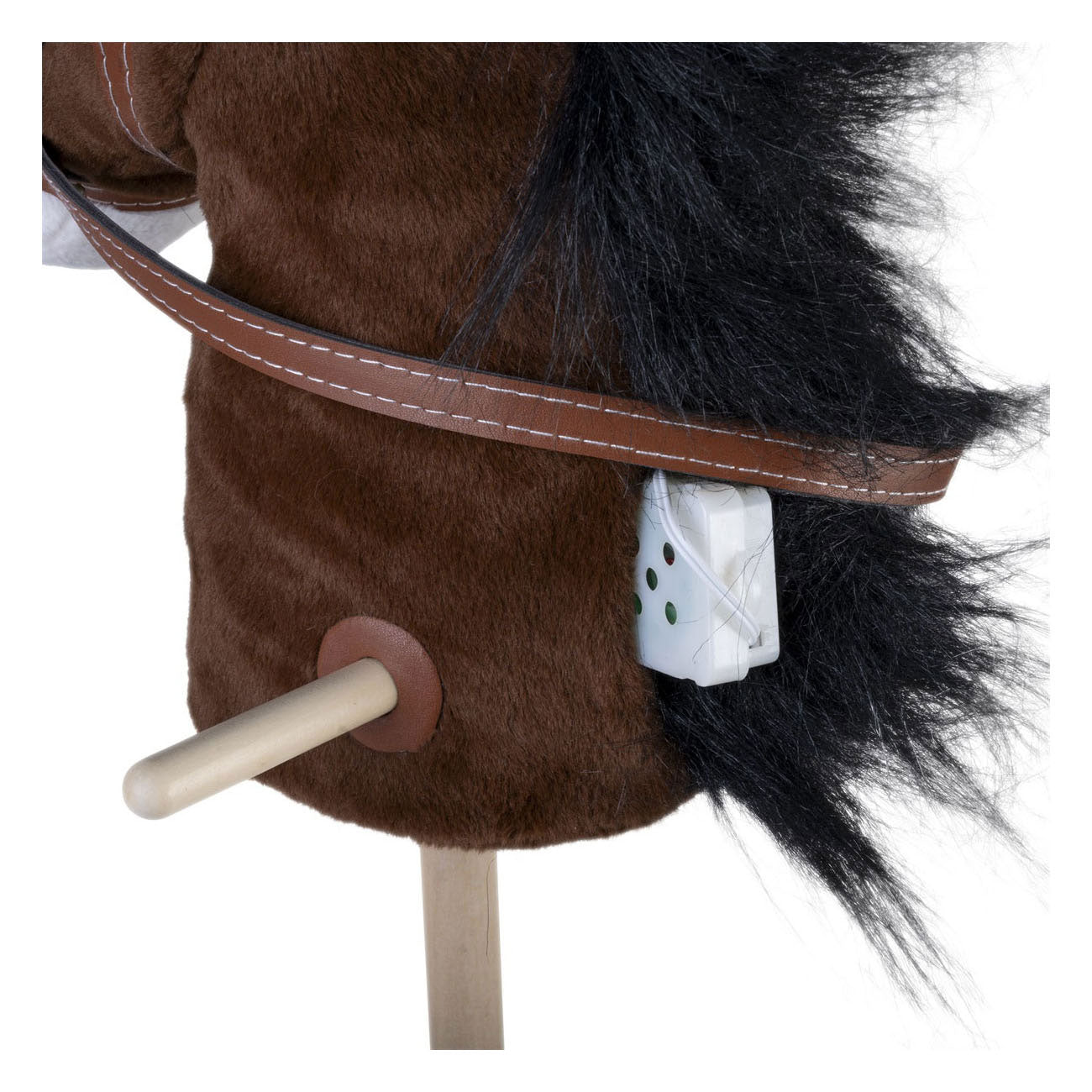 Cheval de loisir en bois marron - 95cm