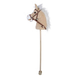 Cheval de loisir en bois beige - 95cm