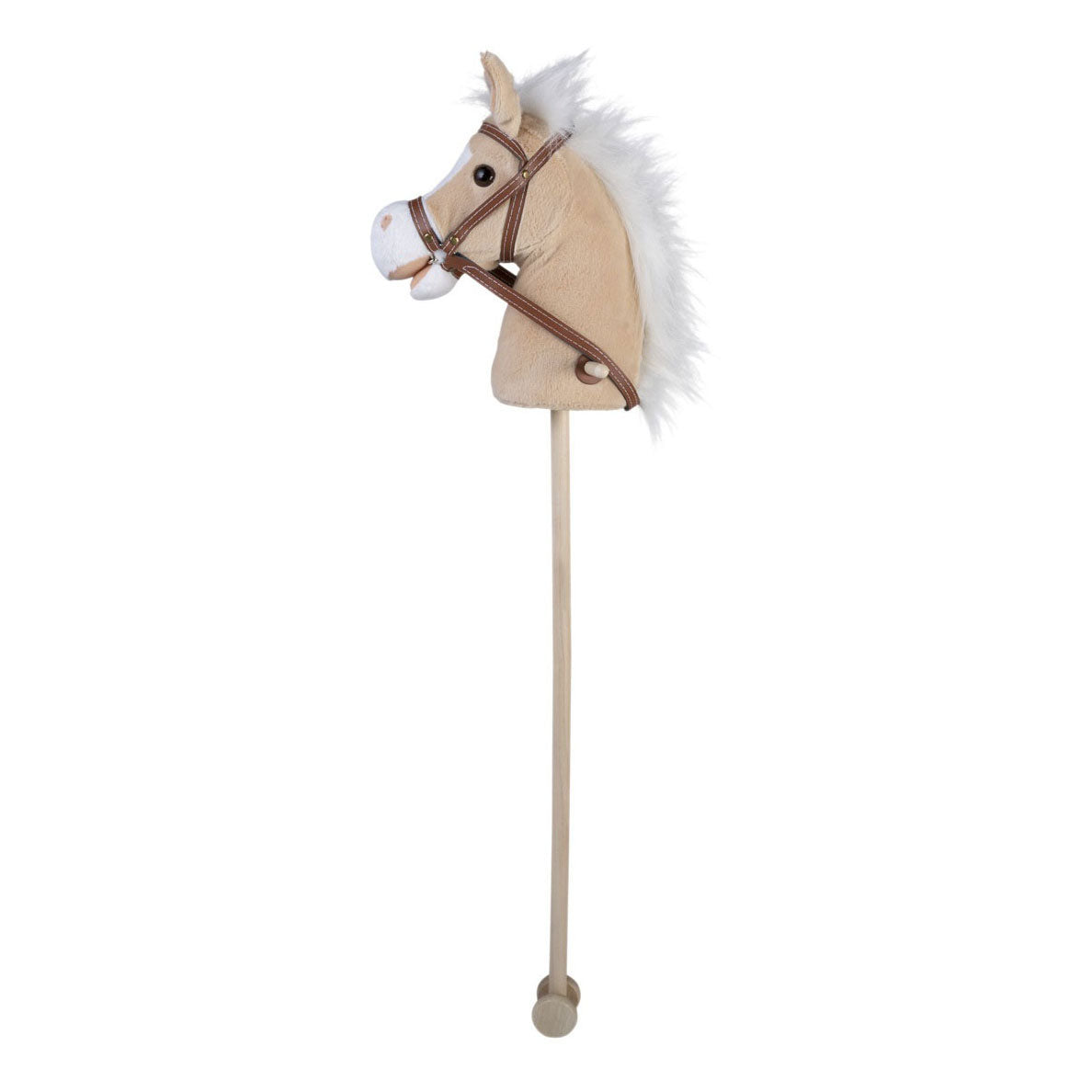 Cheval de loisir en bois beige - 95cm
