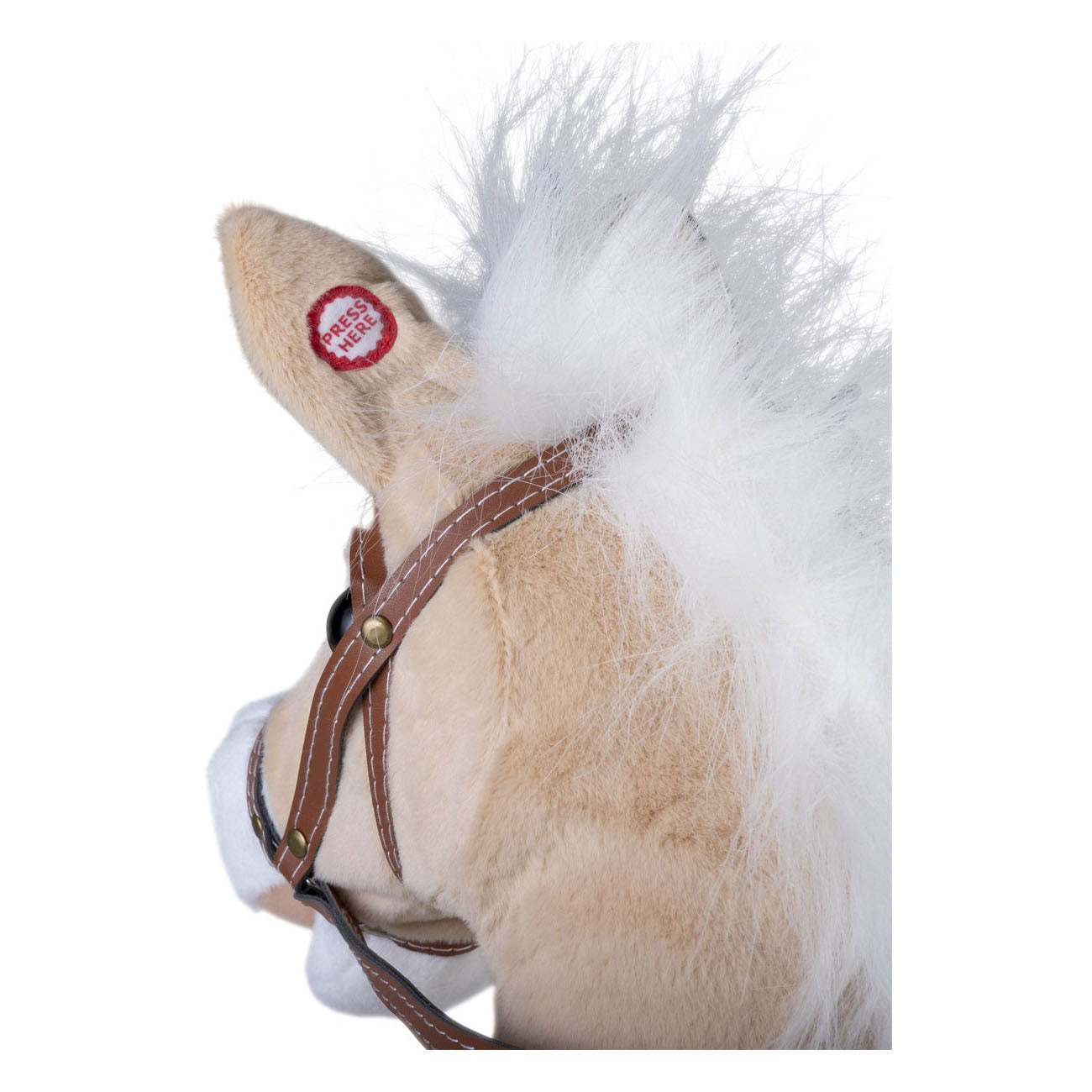 Cheval de loisir en bois beige - 95cm