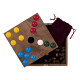 Jeu de pierres précieuses en bois de noyer - 2 à 6 joueurs - afbeelding 4