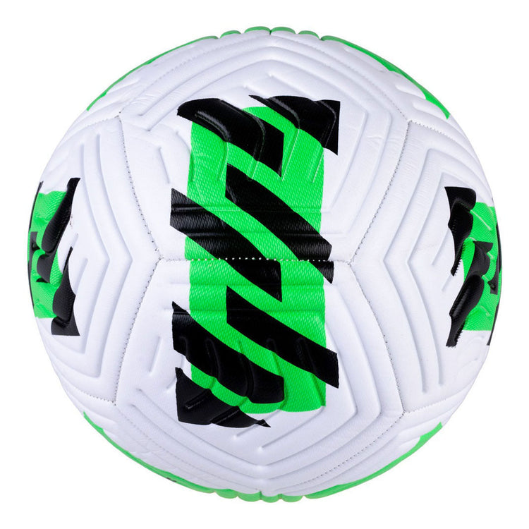 Ballon de football Engelhart blanc vert noir taille 5 – 400 grammes – ballon pour l'extérieur, l'entraînement et les loisirs