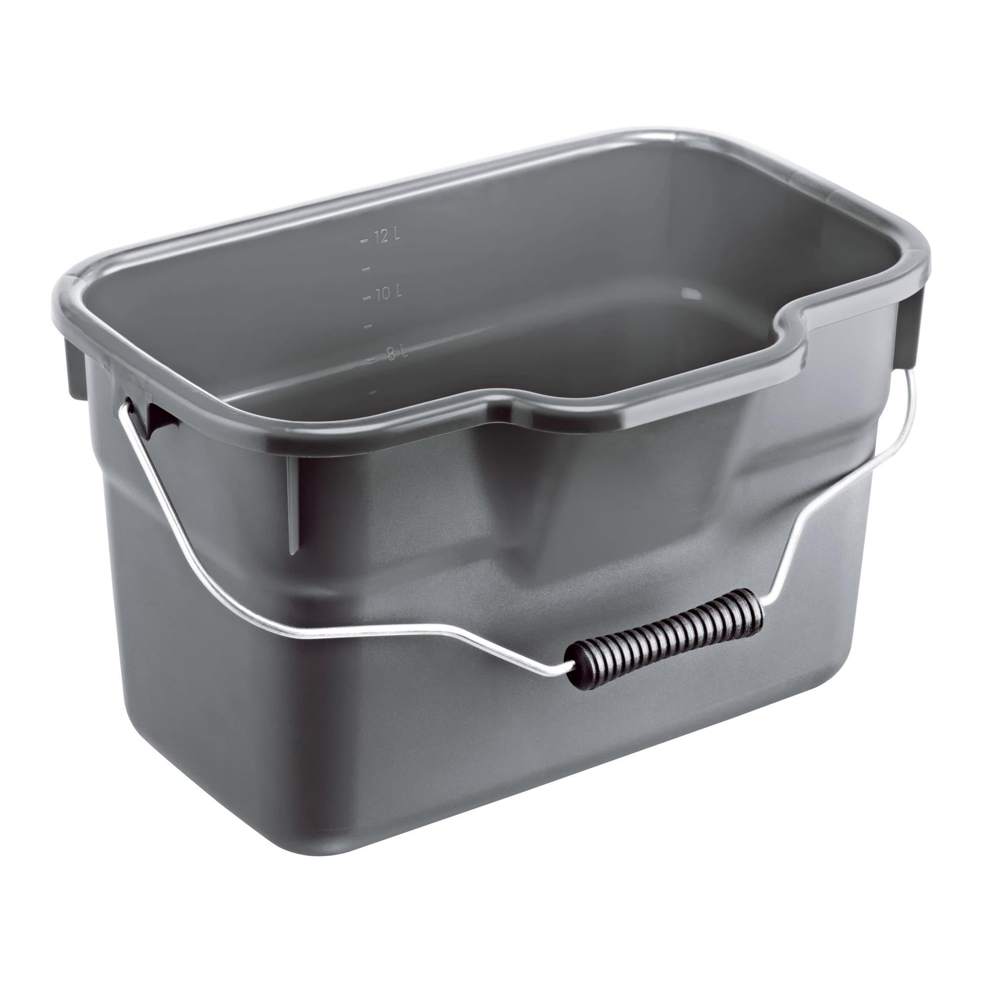 Rotho Rotho Basic Emmer rectangulaire 12l anthracite