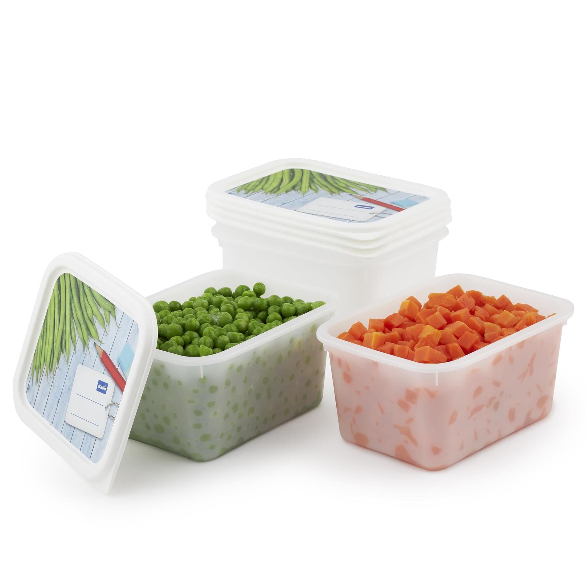 Coffret congélateur Rotho 4 pièces 0,75l