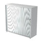 Bach armoire à portes roulantes marteau 1733s 120x40x110cm argent