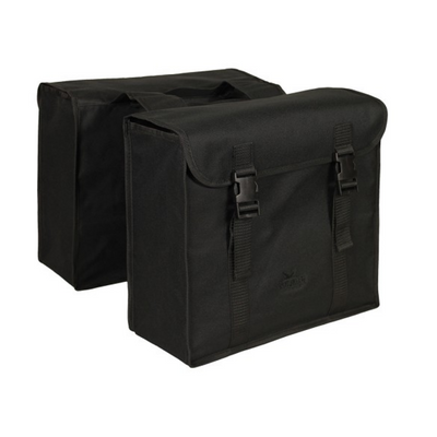 Sac Greenlands double noir-noir. taille 37x34x14cm.capacité totale 40L