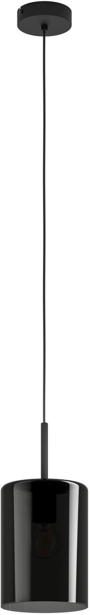 Suspension Eglo cadaques 1 - 1 lumière - ø16 cm - e27 - noir