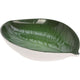 Excellente assiette ménagère en mélamine forme feuille 23x15cm
