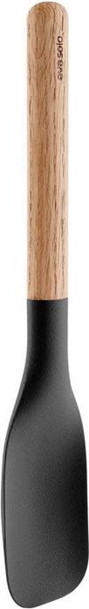 Eva solo - Ustensile de cuisine nordique cuillère de service grande - noir - bois - silicone