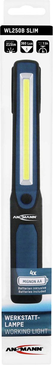 Lampe de travail intelligente Ansmann 1600-0265 WL250B LED fonctionne sur piles