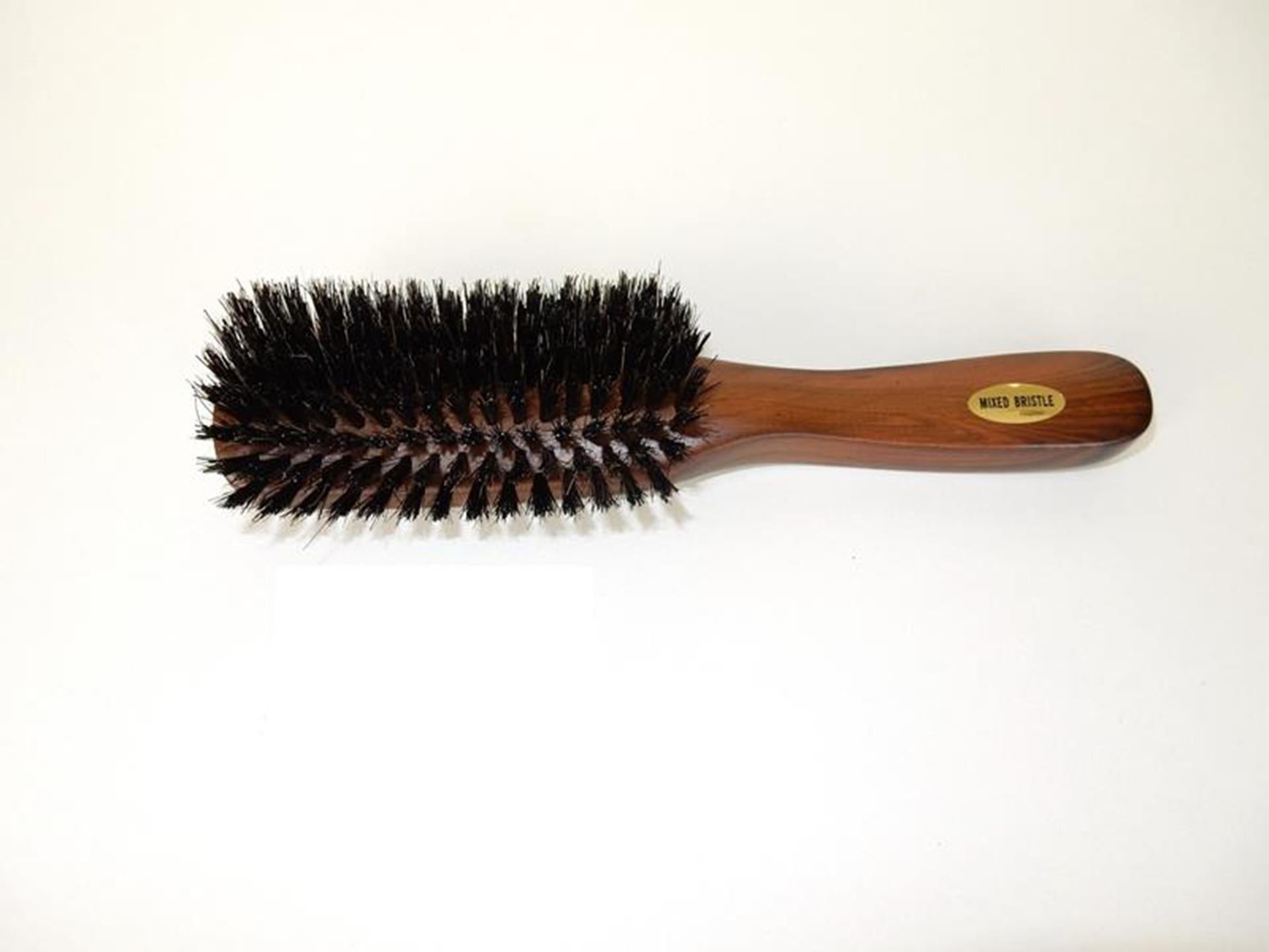 Brosse à cheveux à poils larges et durs mélangés