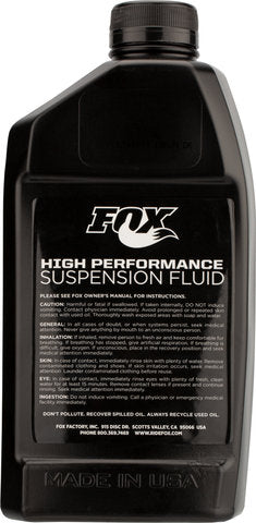 Fluide de suspension Fox Racing Shox vert 10 poids