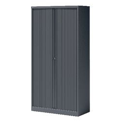 Armoire à portes roulantes bisley haute anthracite