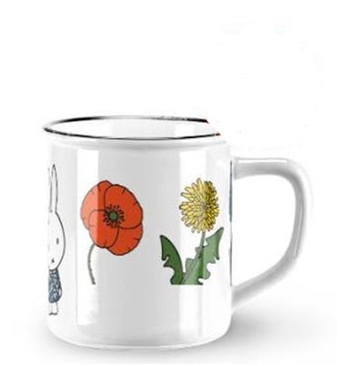 Mug Miffy fleurs ø8xh7,5cm en céramique