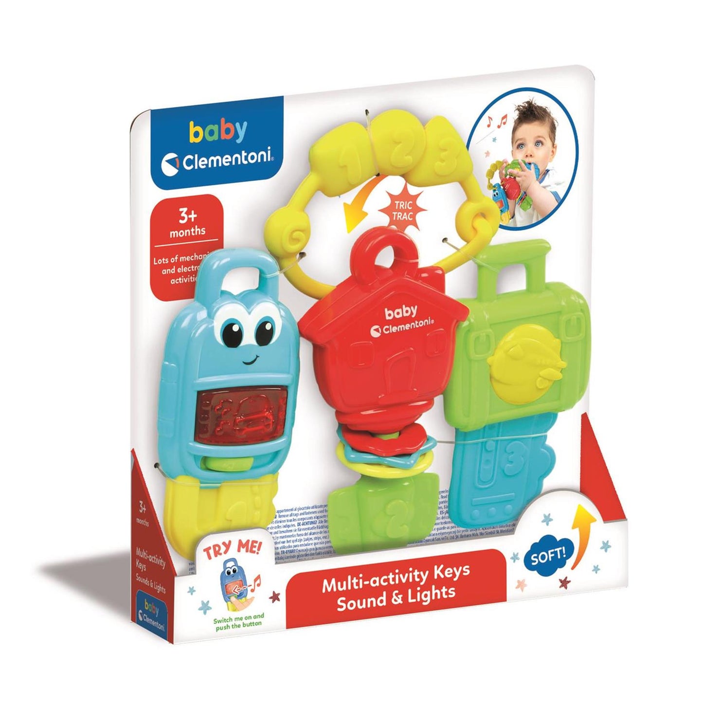Clementoni Baby Keys + Light and Sound