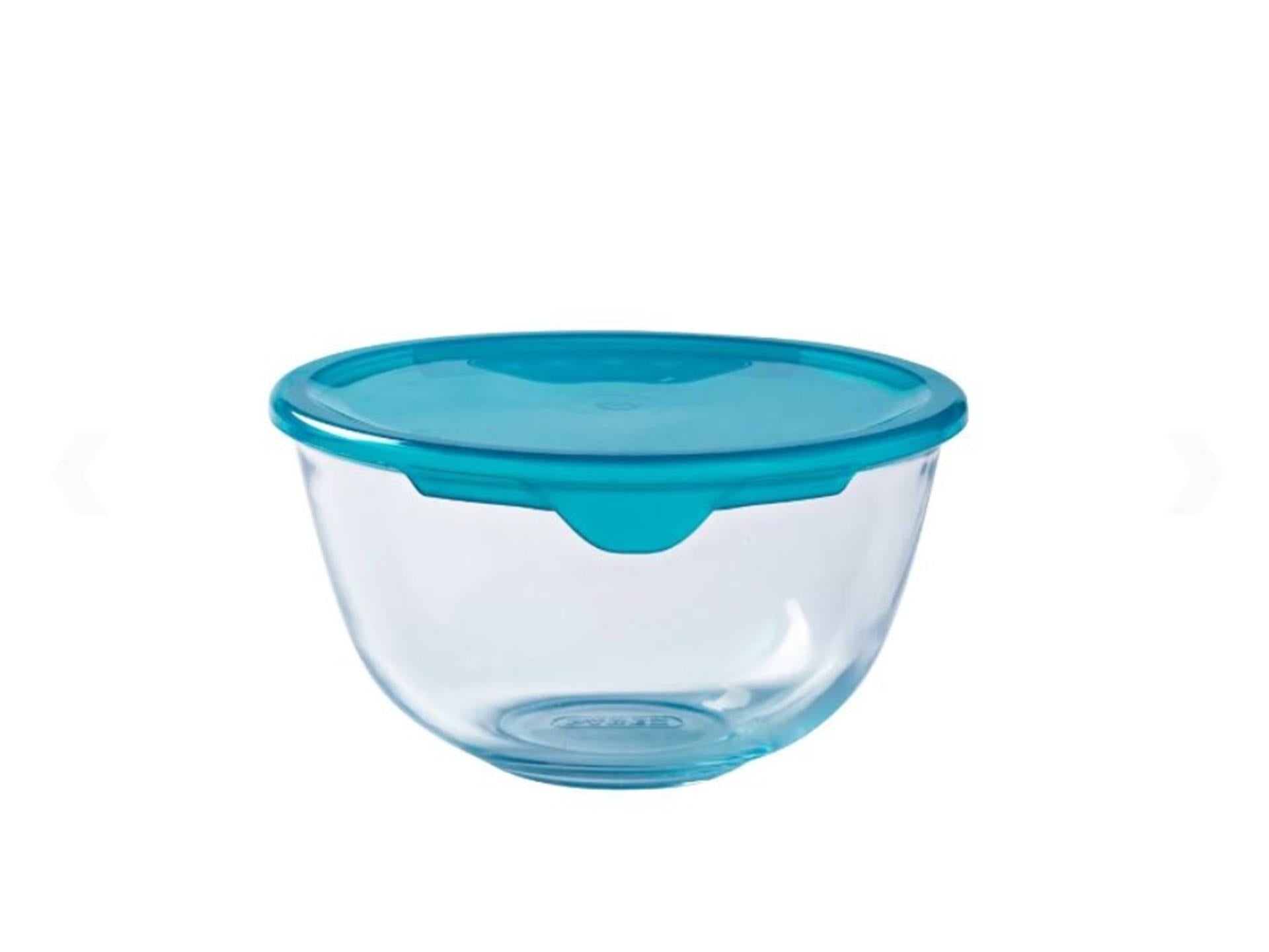 Bol mélangeur en Pyrex avec couvercle 2l ø21cm