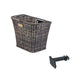Basil Bremen Rattan Look FM - Panier à vélo - d'abord - y compris Basil FM Stud proprement