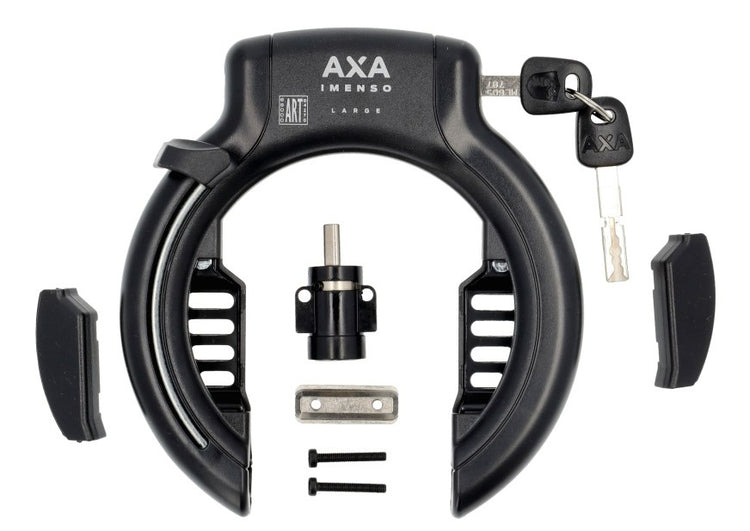 Axa imenso grand (75 mm) Ringslot Art-2 noir avec bosch powertube bes3 batterie slot oem
