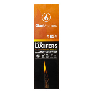Flames géantes Lange Lucifers 40 ST