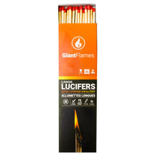Flames géantes Lange Lucifers 40 ST