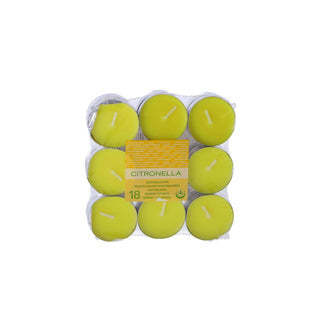 Soalights citronnella 4 heures 18 pièces