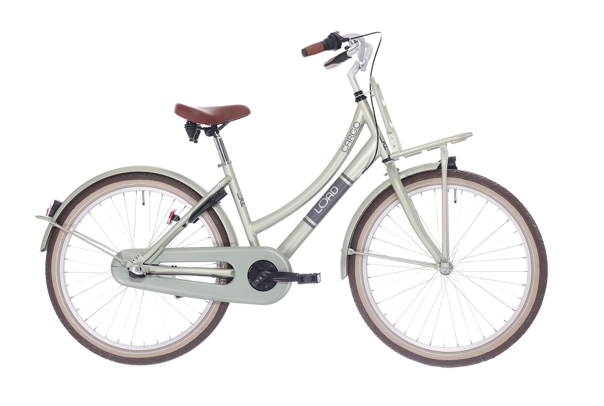 Charge de vélo pour enfants Bikefun 24 pouces avec moyeu de frein Nexus 3 vitesses - sauge du désert