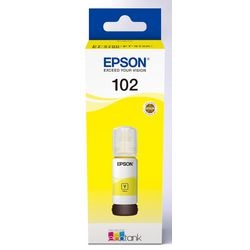 Bouteille d'encre epson 102 c13t03r440 jaune