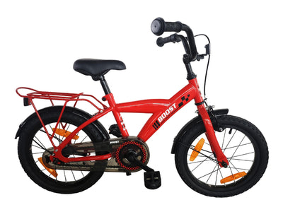 Vélo enfant Bikefun boost 16 pouces avec moyeu de frein - rouge