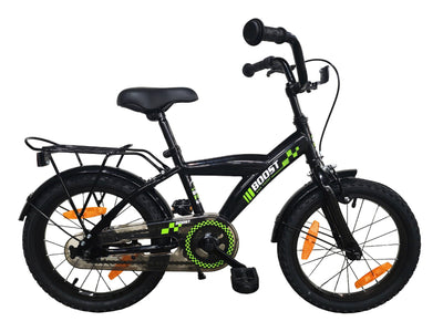 Vélo pour enfants Bikefun boost 16 pouces avec moyeu de frein - noir