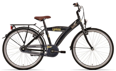 Vélo pour enfants Bikefun urban city 26 pouces avec moyeu de frein Nexus 3 vitesses - noir