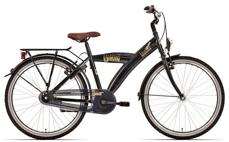 Vélo pour enfants Bikefun urban city 26 pouces avec moyeu de frein Nexus 3 vitesses - noir