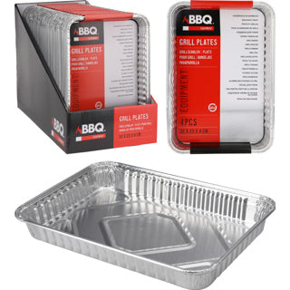 BBQ Grill Scale 32x23x4 cm 4 pièces