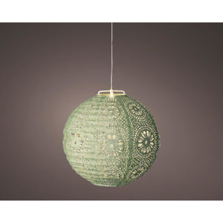 Lanterne solaire pe vert fixe