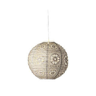 Lanterne solaire pe marron stable